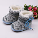 Newborn Winter Soft Sole Shoes - Blue