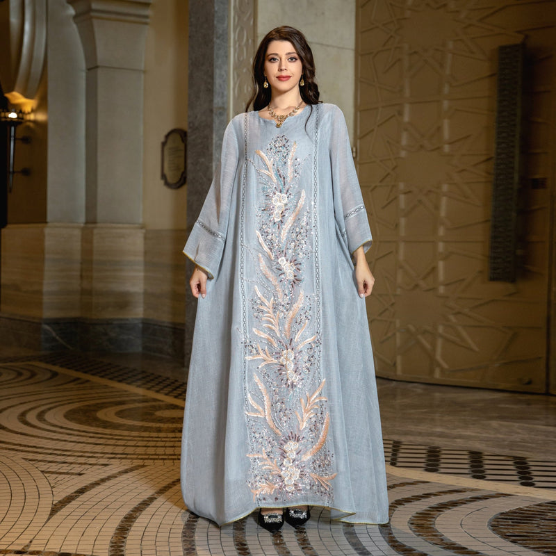 KTX-8130038038744 2024 Latest Netflix Style Popular Fashion Temperament Women's Clothing Kaftan