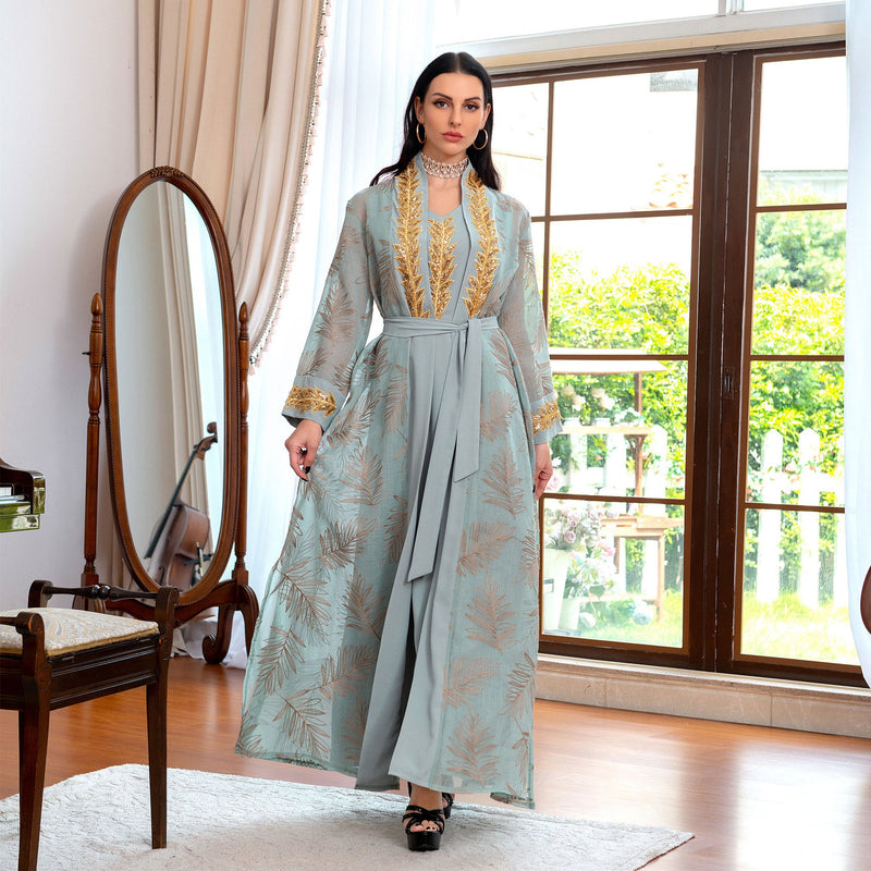 KTX-8130029879512 2024 Latest Netflix Style Popular Fashion Temperament Women's Clothing Kaftan