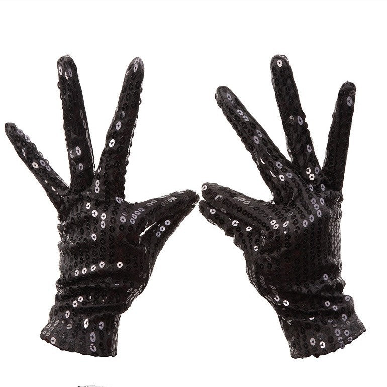 European and American performance sequin gloves adult dance stage night dance gloves michael jackson gloves