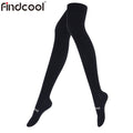 Findcool Professional Compression Socks Over Knee High Long Tube Women's Marathon Running Fitness Riding Dance Sports Stockings