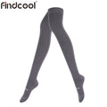 Findcool Professional Compression Socks Over Knee High Long Tube Women's Marathon Running Fitness Riding Dance Sports Stockings