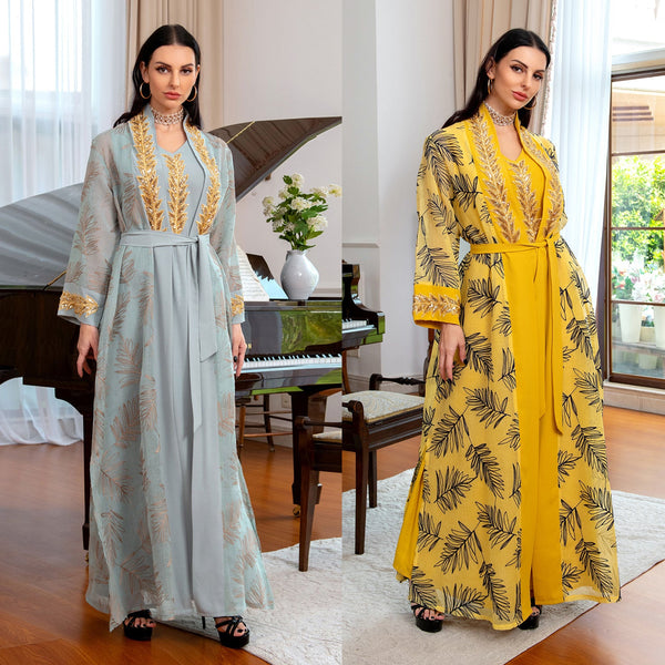 KTX-8130029879512 2024 Latest Netflix Style Popular Fashion Temperament Women's Clothing Kaftan