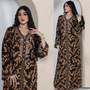 KTX-8129432158424 1004 Latest Netflix Style Popular Fashion Temperament Women's Clothing Kaftan