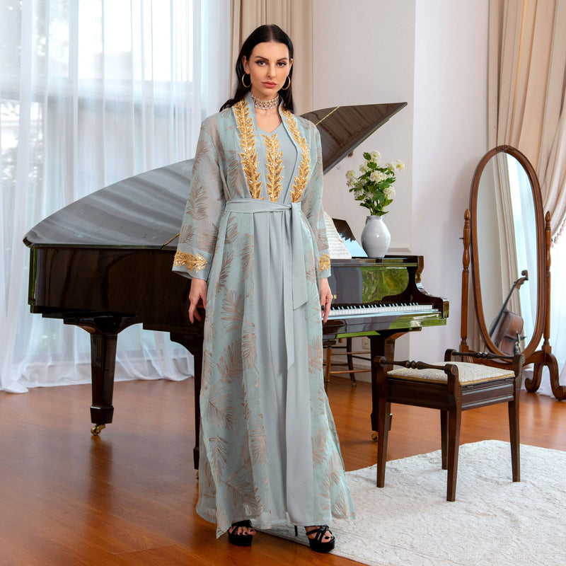 KTX-8130029879512 2024 Latest Netflix Style Popular Fashion Temperament Women's Clothing Kaftan