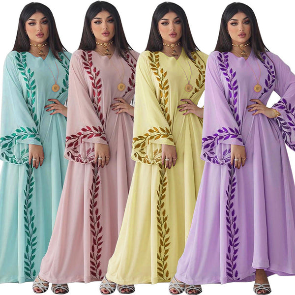 KTX-8129434681560 1030 Latest Netflix Style Popular Fashion Temperament Women's Clothing Kaftan