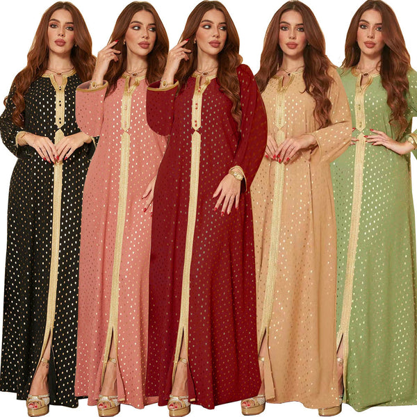 KTX-8129435271384 1036 Latest Netflix Style Popular Fashion Temperament Women's Clothing Kaftan