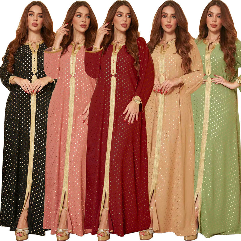 KTX-8129435271384 1036 Latest Netflix Style Popular Fashion Temperament Women's Clothing Kaftan