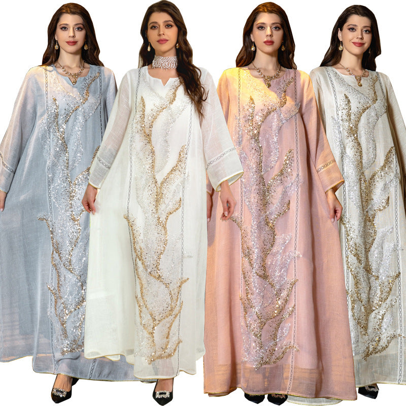 KTX-8130022179032 1065 Latest Netflix Style Popular Fashion Temperament Women's Clothing Kaftan