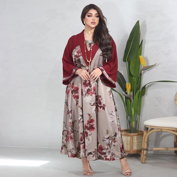 KTX-8130028142808 1092 Latest Netflix Style Popular Fashion Temperament Women's Clothing Kaftan