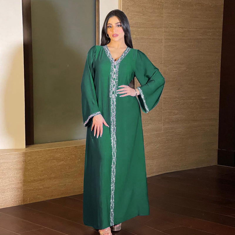 KTX-8130023948504 1069 Latest Netflix Style Popular Fashion Temperament Women's Clothing Kaftan