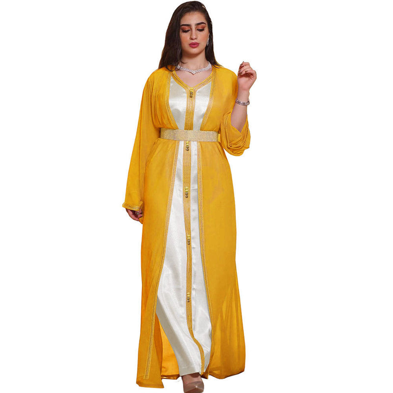 KTX-8129435435224 1039 Latest Netflix Style Popular Fashion Temperament Women's Clothing Kaftan