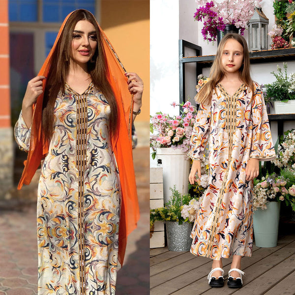 KTX-8130021884120 1064 Latest Netflix Style Popular Fashion Temperament Women's Clothing Kaftan