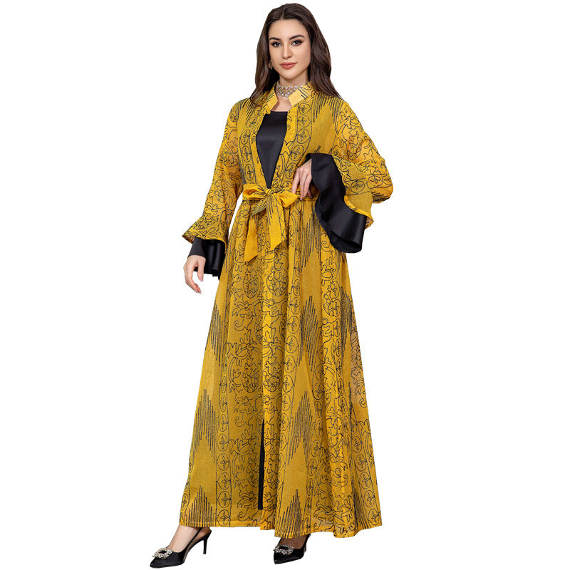 KTX-8130027520216 1090 Latest Netflix Style Popular Fashion Temperament Women's Clothing Kaftan