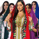 KTX-8130034335960 2024 Latest Netflix Style Popular Fashion Temperament Women's Clothing Kaftan