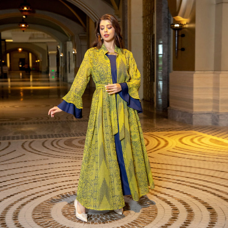 KTX-8130034958552 2024 Latest Netflix Style Popular Fashion Temperament Women's Clothing Kaftan