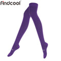 Findcool Professional Compression Socks Over Knee High Long Tube Women's Marathon Running Fitness Riding Dance Sports Stockings