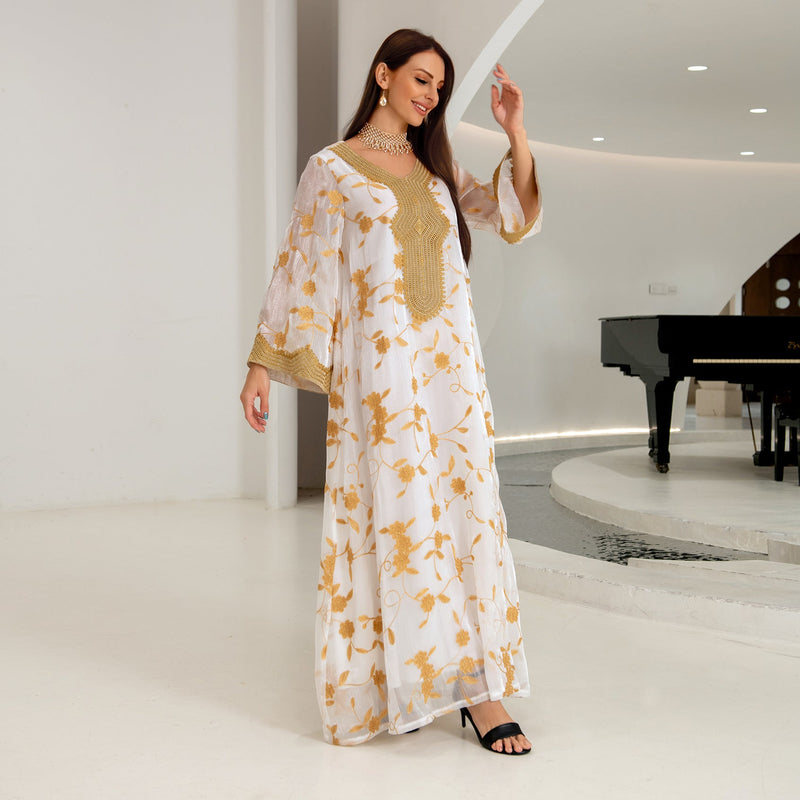 KTX-8129433534680 1017 Latest Netflix Style Popular Fashion Temperament Women's Clothing Kaftan