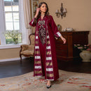 KTX-8129436090584 1047 Latest Netflix Style Popular Fashion Temperament Women's Clothing Kaftan