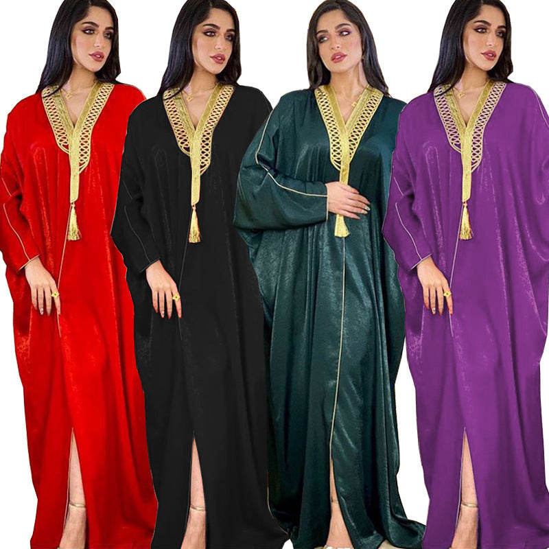 KTX-8129424326872 KT-12-28-2003 Latest Netflix Style Popular Fashion Temperament Women's Clothing Kaftan