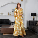 KTX-8130036924632 2024 Latest Netflix Style Popular Fashion Temperament Women's Clothing Kaftan