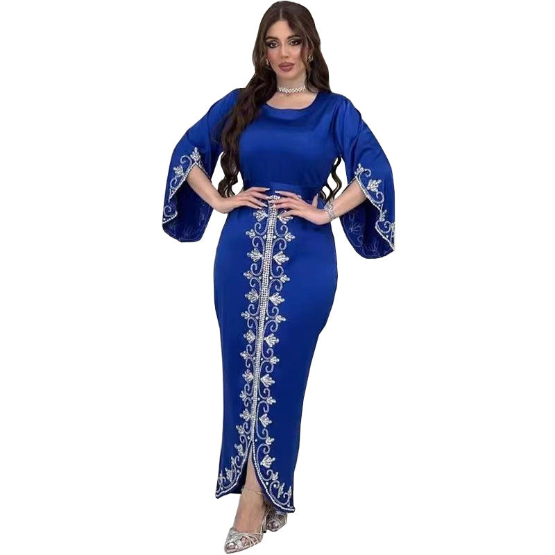 KTX-8129432486104 1007 Latest Netflix Style Popular Fashion Temperament Women's Clothing Kaftan