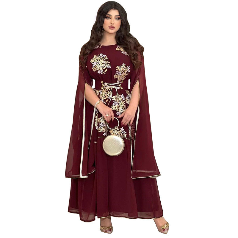 KTX-8130025423064 1079 Latest Netflix Style Popular Fashion Temperament Women's Clothing Kaftan