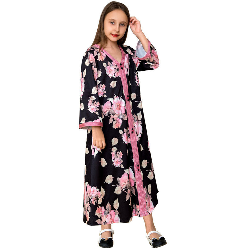 KTX-8129433567448 1018 Latest Netflix Style Popular Fashion Temperament Women's Clothing Kaftan