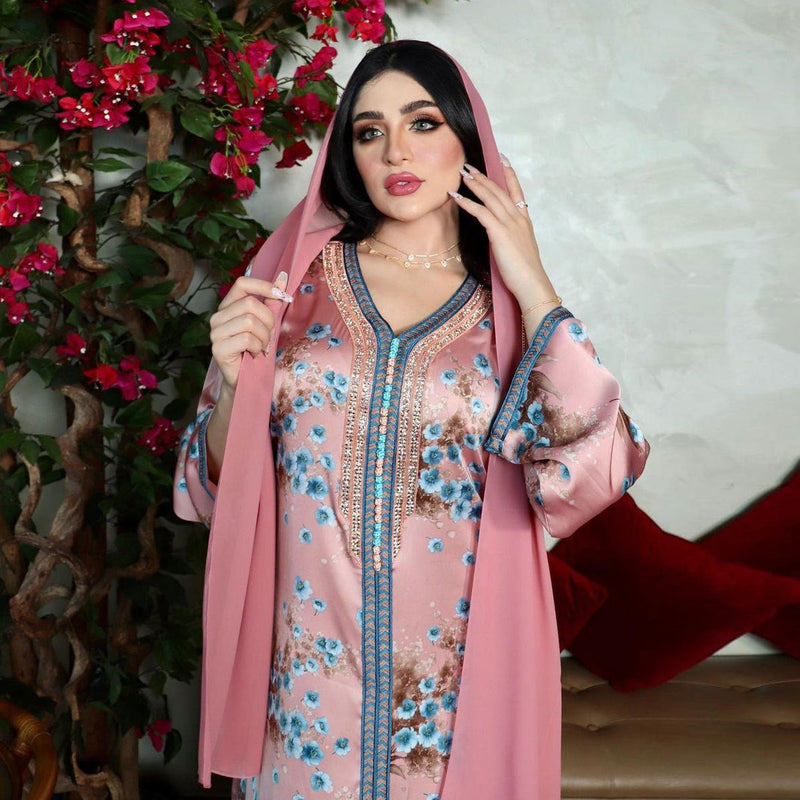 KTX-8129432649944 1009 Latest Netflix Style Popular Fashion Temperament Women's Clothing Kaftan