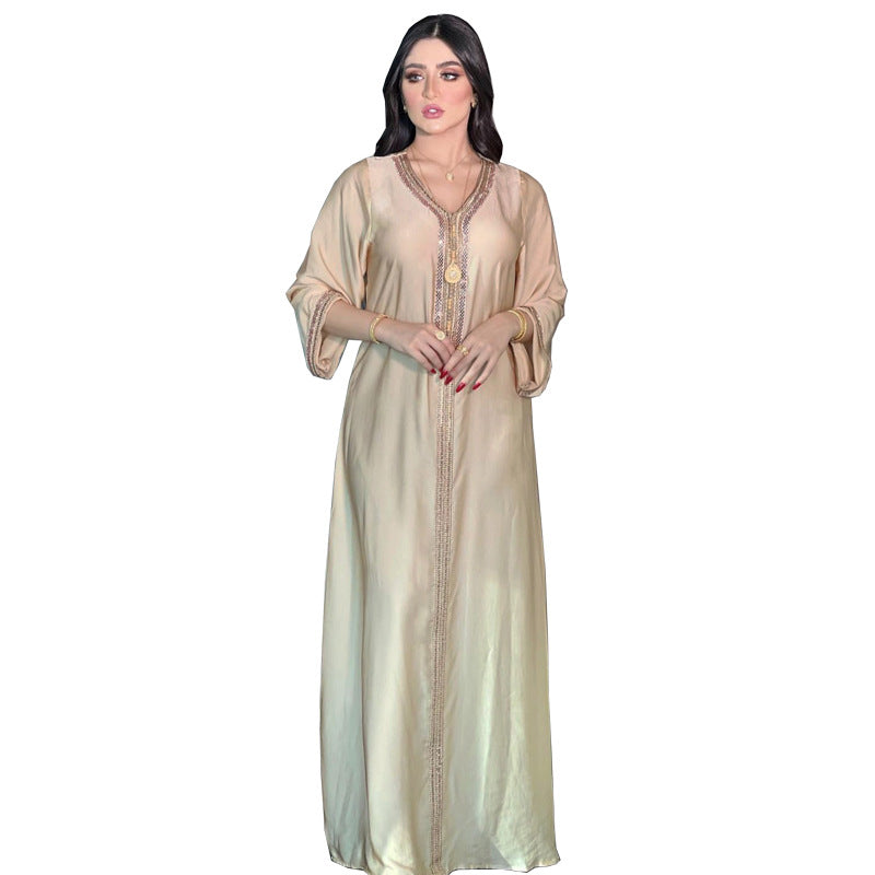 KTX-8129419804888 KT-12-28-1003 Latest Netflix Style Popular Fashion Temperament Women's Clothing Kaftan