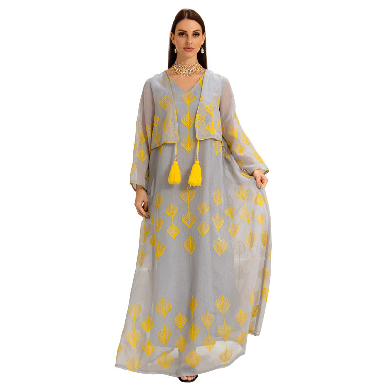 KTX-8129434583256 1029 Latest Netflix Style Popular Fashion Temperament Women's Clothing Kaftan