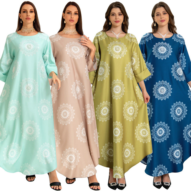 KTX-8130024210648 1070 Latest Netflix Style Popular Fashion Temperament Women's Clothing Kaftan