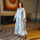 KTX-8129437368536 1058 Latest Netflix Style Popular Fashion Temperament Women's Clothing Kaftan