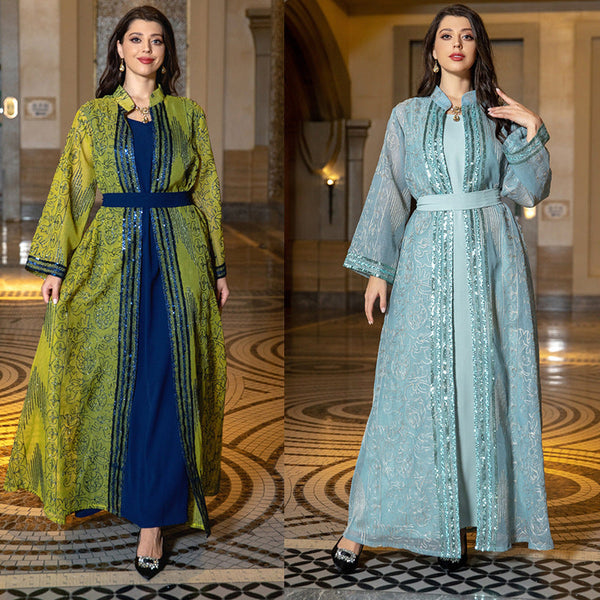 KTX-8129437565144 1062 Latest Netflix Style Popular Fashion Temperament Women's Clothing Kaftan