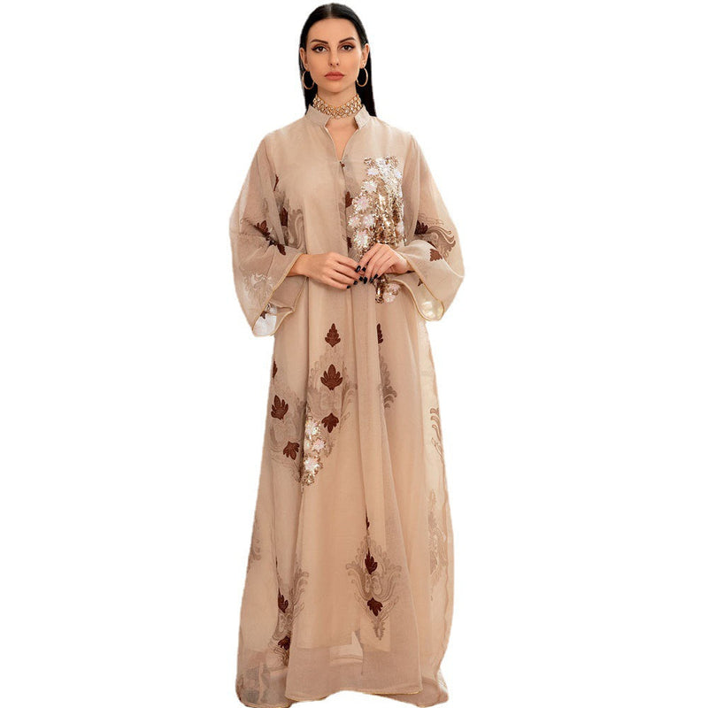 KTX-8129423966424 KT-12-28-1004 Latest Netflix Style Popular Fashion Temperament Women's Clothing Kaftan