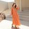 KTX-8130035024088 2024 Latest Netflix Style Popular Fashion Temperament Women's Clothing Kaftan