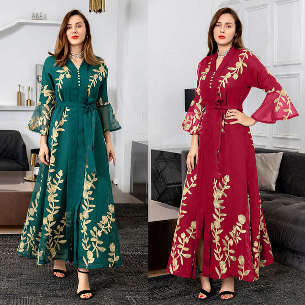 KTX-8129434484952 1028 Latest Netflix Style Popular Fashion Temperament Women's Clothing Kaftan