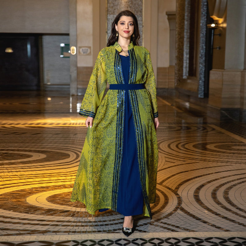 KTX-8129437565144 1062 Latest Netflix Style Popular Fashion Temperament Women's Clothing Kaftan