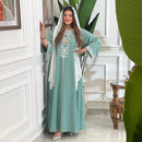 KTX-8130031124696 2024 Latest Netflix Style Popular Fashion Temperament Women's Clothing Kaftan