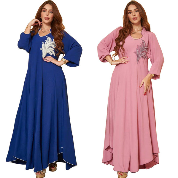 KTX-8130036793560 2024 Latest Netflix Style Popular Fashion Temperament Women's Clothing Kaftan