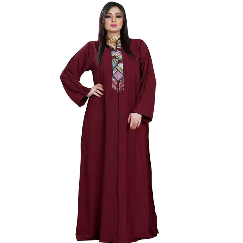 KTX-8129435140312 1034 Latest Netflix Style Popular Fashion Temperament Women's Clothing Kaftan