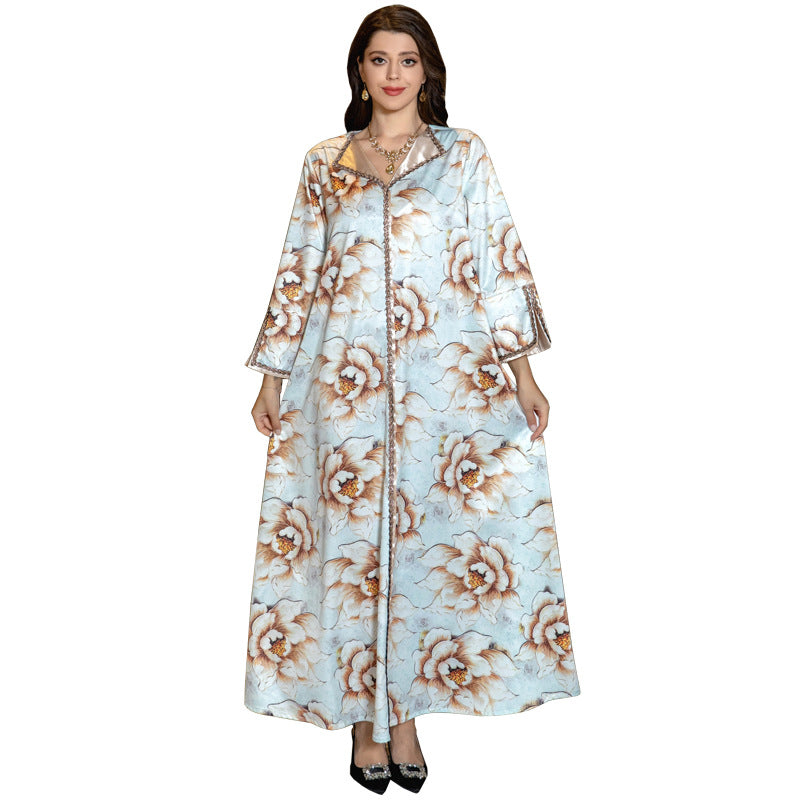 KTX-8130026668248 1086 Latest Netflix Style Popular Fashion Temperament Women's Clothing Kaftan