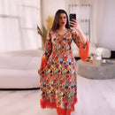 KTX-8129434190040 1025 Latest Netflix Style Popular Fashion Temperament Women's Clothing Kaftan