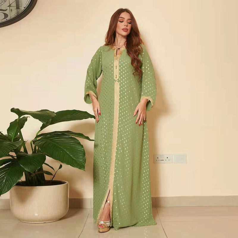 KTX-8129435271384 1036 Latest Netflix Style Popular Fashion Temperament Women's Clothing Kaftan