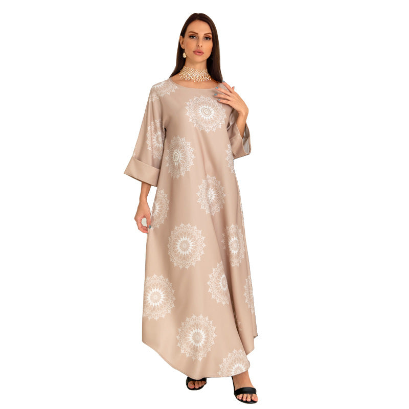 KTX-8130024210648 1070 Latest Netflix Style Popular Fashion Temperament Women's Clothing Kaftan