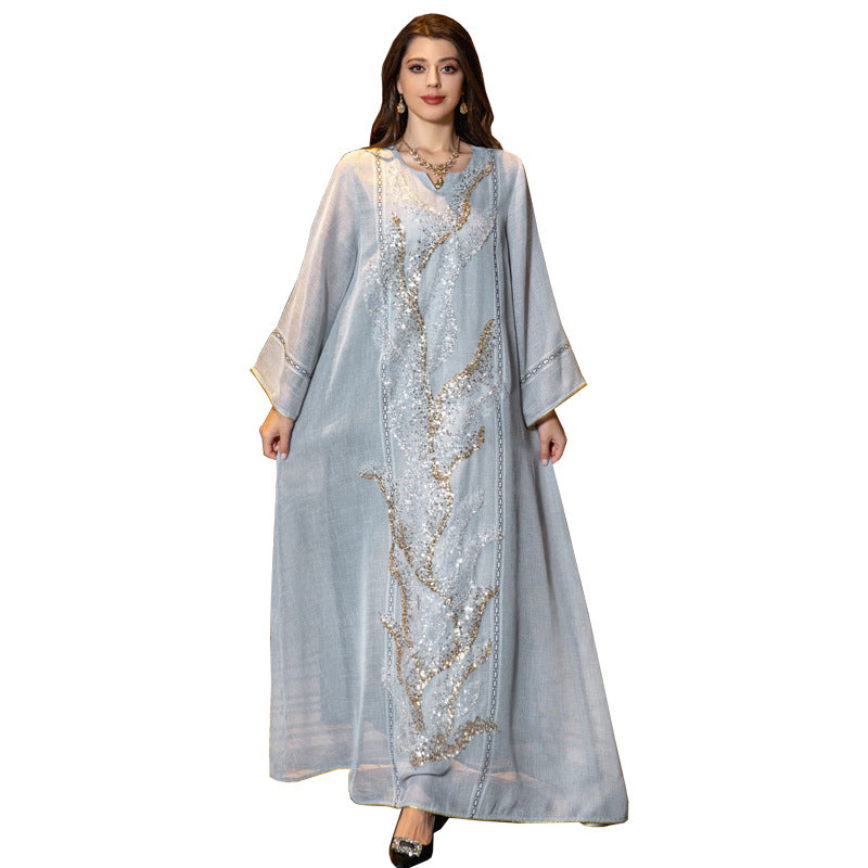 KTX-8130021359832 1061 Latest Netflix Style Popular Fashion Temperament Women's Clothing Kaftan