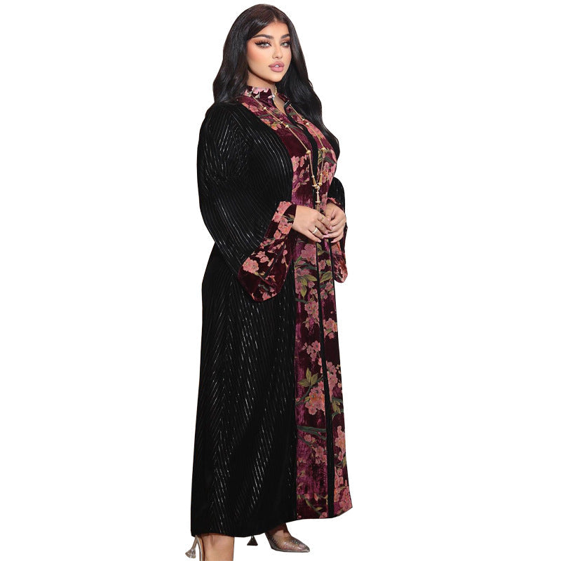 KTX-8129437401304 1059 Latest Netflix Style Popular Fashion Temperament Women's Clothing Kaftan