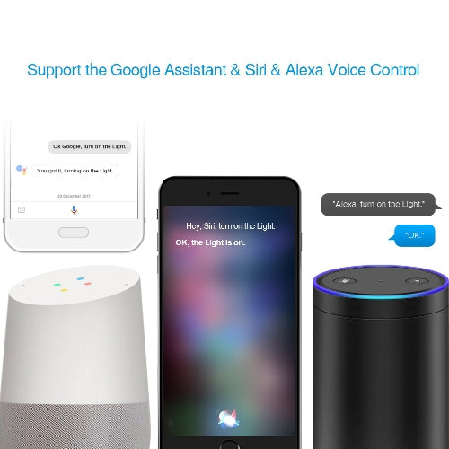 منفذ ذكي يدعم تقنية Koogeek Wi-Fi ويدعم Siri/Alexa/Google Assistant