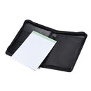 Portable Business Portfolio Padfolio Folder Document Case Organizer A5 PU Leather with Business Card Holder Memo Note Pad