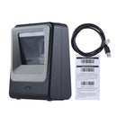 Wired Automatic Desktop 1D Barcode 2D QR Code Image Scanner Reader Scanning Platform Hands-free for Mobile Payment Supermarket Library Express Company Retail Store Warehouse